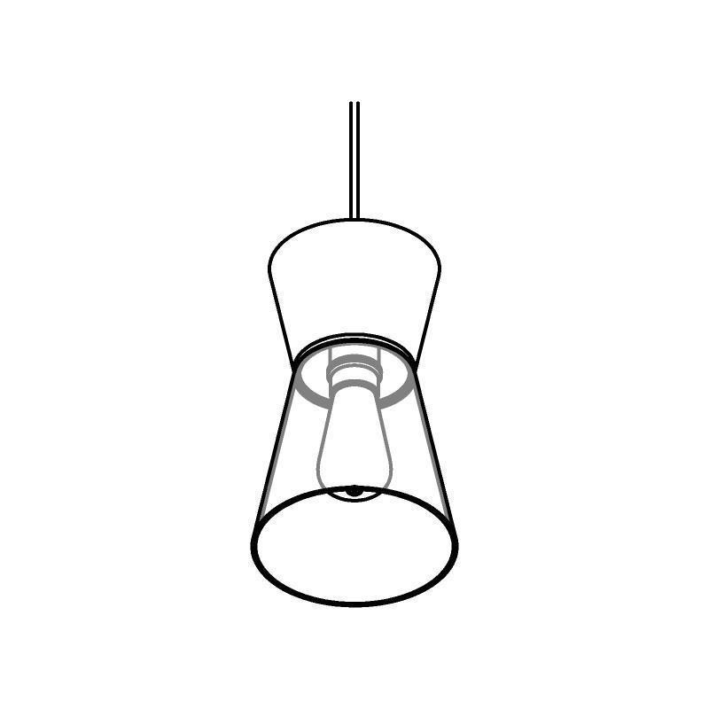 PSM Lighting Shake 5532.E27.Led Lampe Suspendue