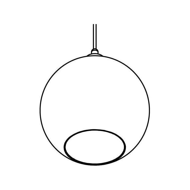 PSM Lighting Moby Sh 4969.C.E27.Sh Lampe Suspendue