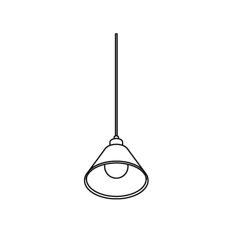 PSM Lighting Iconic 4600.J.E27.SH.BZ.53 PSM Lighting Iconic 4600.J.E27.SH.BZ.53.TXJ Lampe suspendue