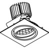 PSM Lighting Ø100 Luxor Xtm.1300.10040.S2 Spot Encastrable