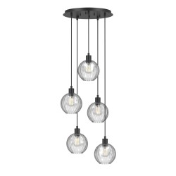 PSM Lighting Noella 4578.U.E27.SH.TR.1M PSM Lighting Noella 4578.U.E27.SH.TR.1M.TX1 Lampe suspendue