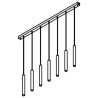 PSM Lighting Jacob 1924.7 Lampe Suspendue