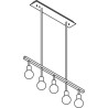 PSM Lighting Maestro 5018.5 Lampe Suspendue