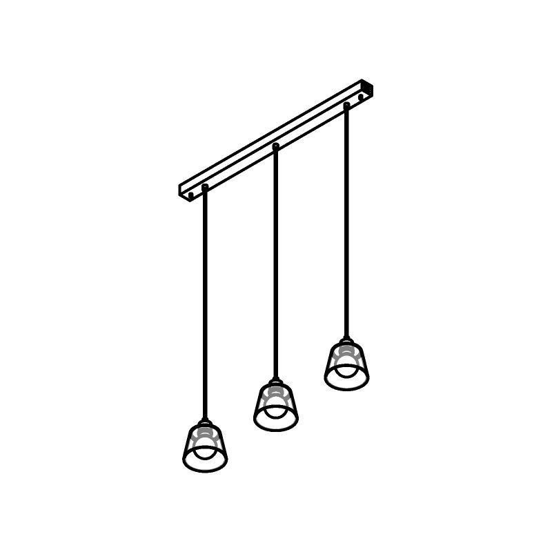 PSM Lighting Shake 5576.E27 Lampe Suspendue