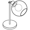 PSM Lighting Moby Sh 1620.Sh.B.300 Lampe De Table