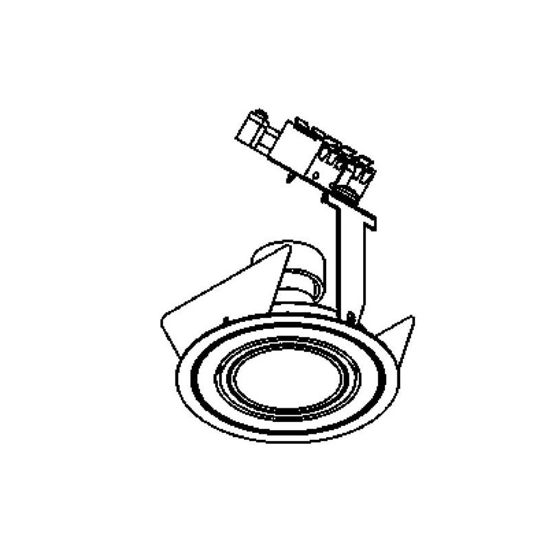 PSM Lighting Ø80 Convertible Diva50.Es50.Ln Spot Encastrable