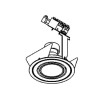PSM Lighting Ø80 Convertible Diva50.Es50.Ln Spot Encastrable