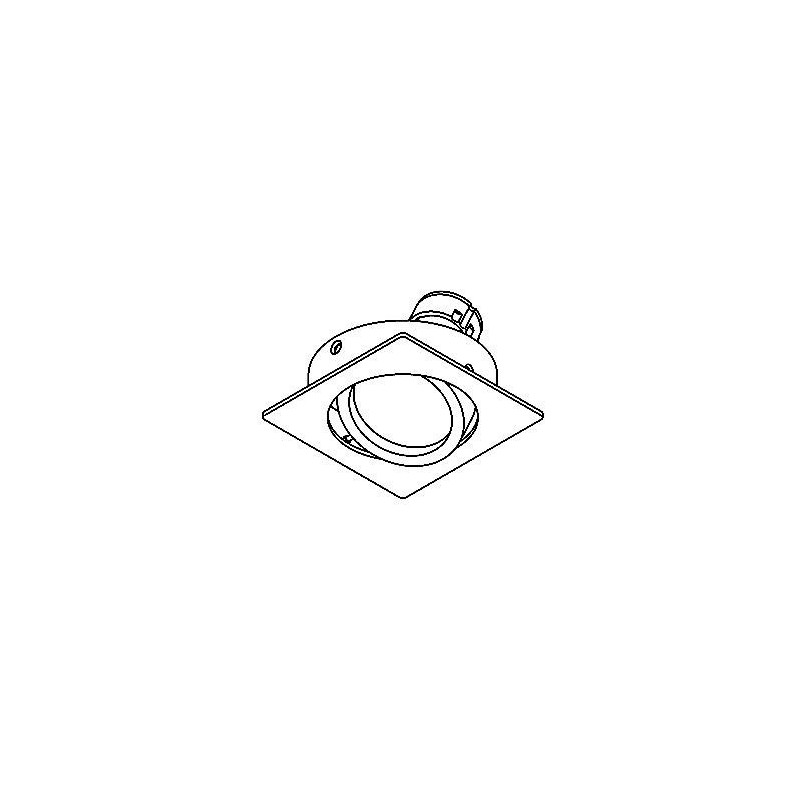 PSM Lighting Square Click System Caslimbo.Es50 Spot Encastrable