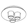 PSM Lighting Titus 997 Plafonnier