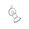 PSM Lighting Discus 6015 Plafonnier / Lampe Murale