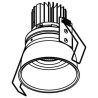 PSM Lighting Ø80 Luxor Xtm.1300.10016.S1 Spot Encastrable