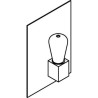 PSM Lighting Ontario 5111.S Lampe Murale
