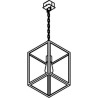 PSM Lighting Polo W746.Ch Lampe Suspendue
