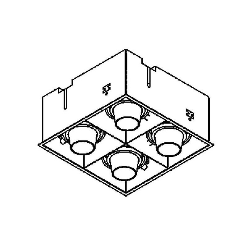 PSM Lighting Spinner X 1889.Es50 Spot Encastrable