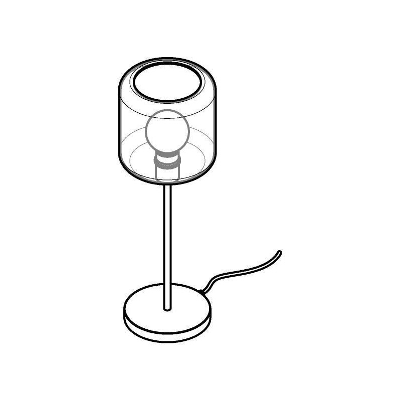 PSM Lighting Manon 1562.N.E27 Lampe De Table