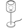 PSM Lighting Manon 1562.N.E27 Lampe De Table