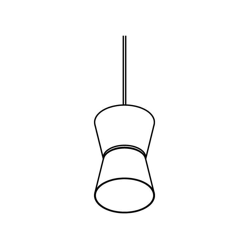 PSM Lighting Shake 5537.E27.Led Lampe Suspendue