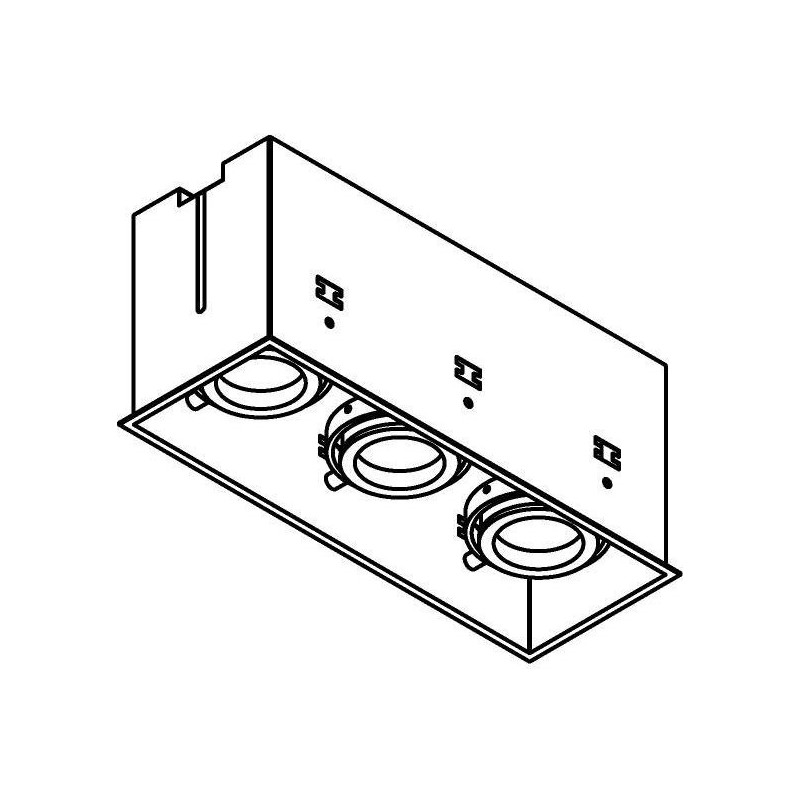 PSM Lighting Spinner X Ds 1883Ds.Es50 Spot Encastrable