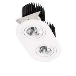 PSM Lighting Ø80 Luxor Xtm.1300.10047.S2 Spot Encastrable