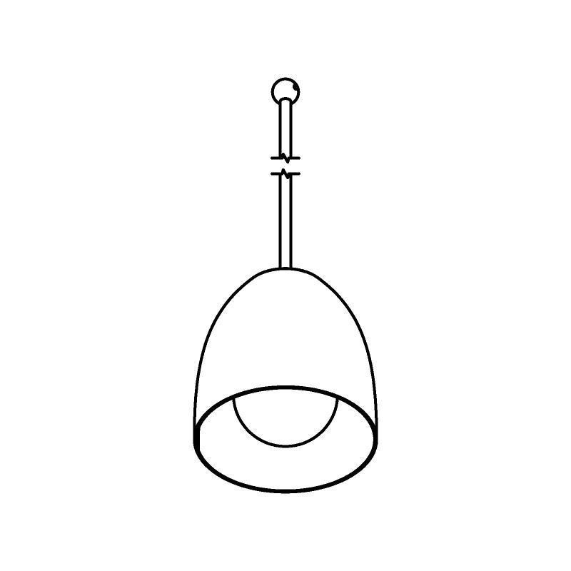 PSM Lighting Zumba 1930.B3 Lampe Suspendue