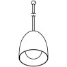 PSM Lighting Zumba 1930.B3 Lampe Suspendue