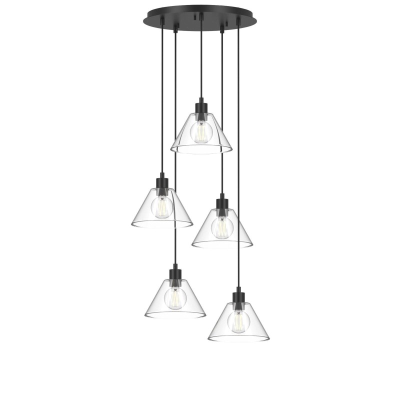PSM Lighting Iconic 4609.J.E27.SH.BZ.53 PSM Lighting Iconic 4609.J.E27.SH.BZ.53.TXJ Lampe suspendue