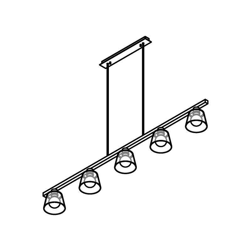 PSM Lighting Shake 5583.E27 Lampe Suspendue
