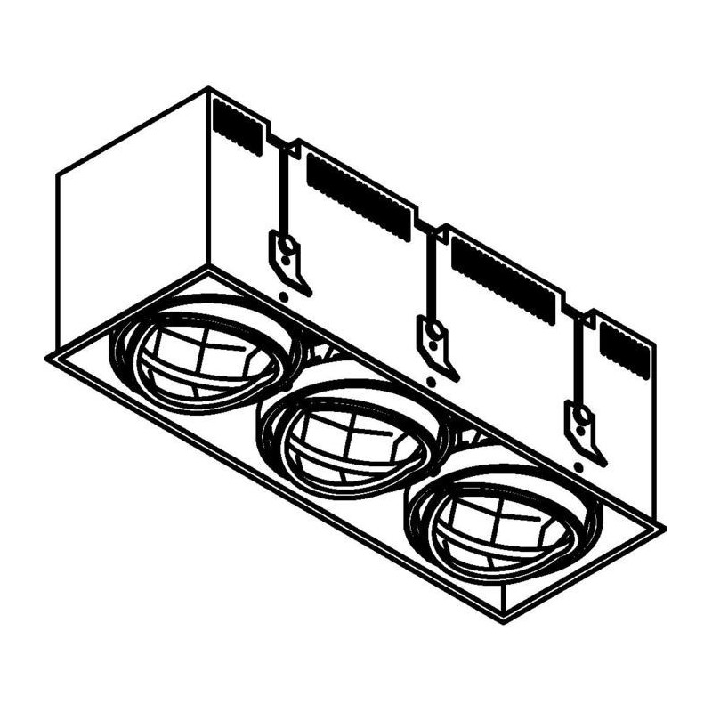 PSM Lighting Spinner Xtm 4073.Ip20 Spot Encastrable