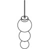 PSM Lighting Cecile 2505 Lampe suspendue