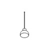 PSM Lighting Olivia 1807.B3.E27 Lampe Suspendue