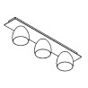 PSM Lighting Olivia Mini 1913.E27 Plafonnier