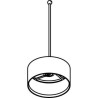 PSM Lighting Spazio 3071.Xtm.B3 Lampe Suspendue