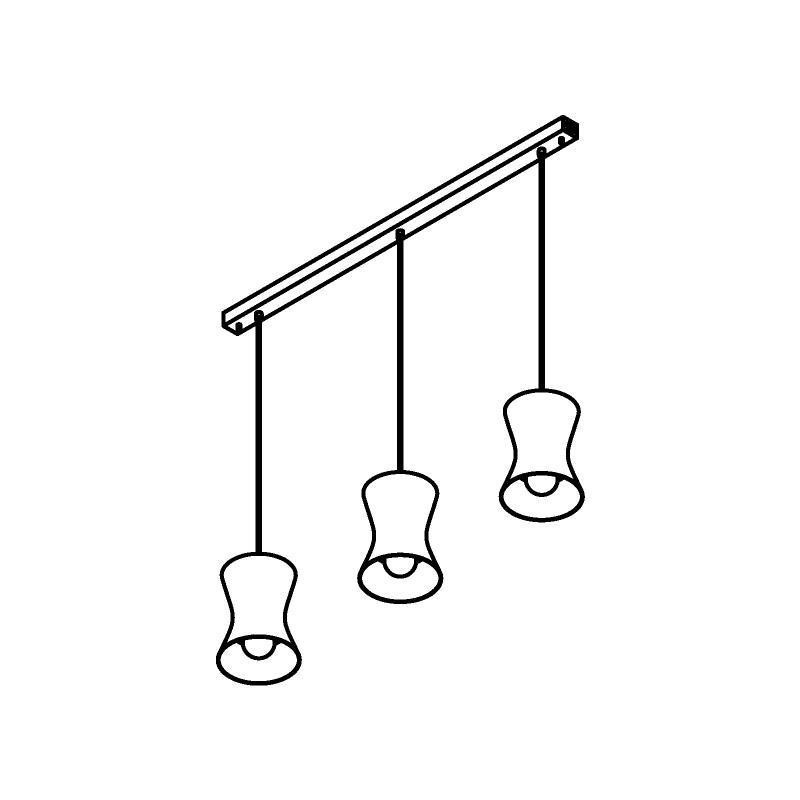 PSM Lighting Clara 3416.3 Lampe Suspendue