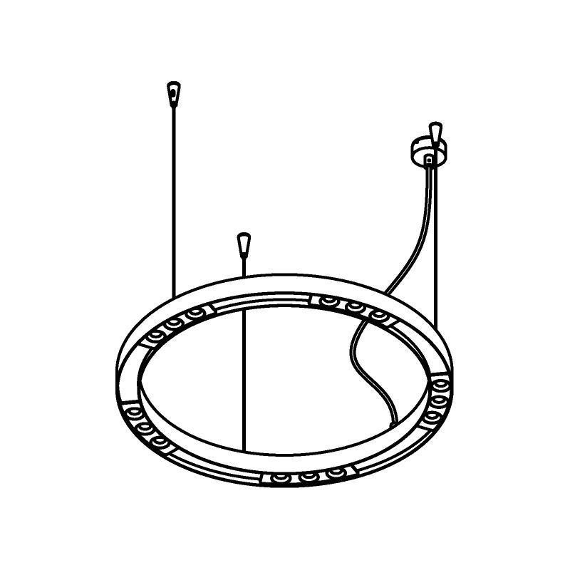 PSM Lighting Hula Hoop 2111 Lampe suspendue