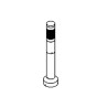 PSM Lighting Iris Cr T1017Cr Poteau De Jardin