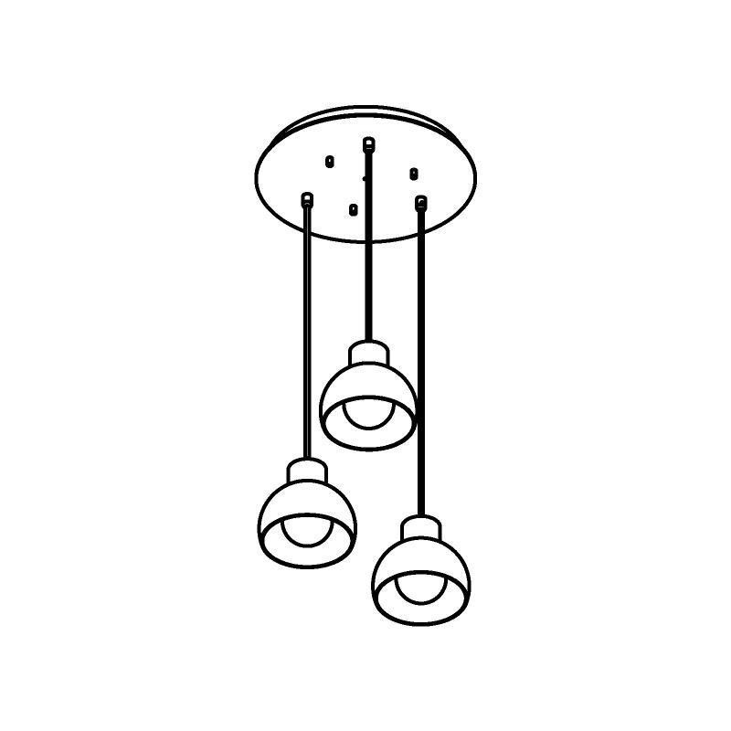PSM Lighting Olivia 1856.3 Lampe Suspendue