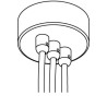 PSM Lighting Rosette Up 073.3 