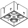PSM Lighting Spinner X Ds 1889Ds.Es50 Spot Encastrable