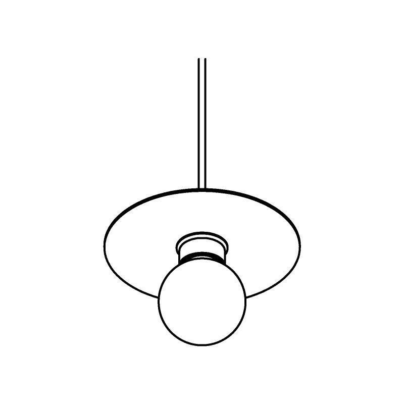 PSM Lighting Angelo 4985.Sh.E27 Lampe Suspendue