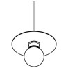 PSM Lighting Angelo 4985.Sh.E27 Lampe Suspendue