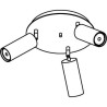 PSM Lighting Capucine Xl 4533.14 Plafonnier