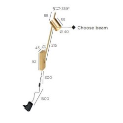 Trizo21 Aude-Wall L plug applique