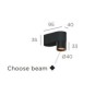 Trizo21 Audy 1 up Rounded with honeycomb plafonnier