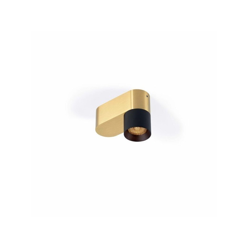 Trizo21 Audy-Duo 1 up Rounded with honeycomb plafonnier