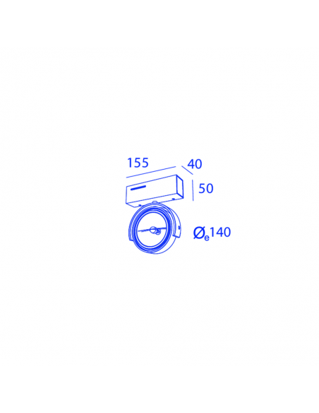 Orbit Easy Rider Single 1X Qr111 Plafondlamp