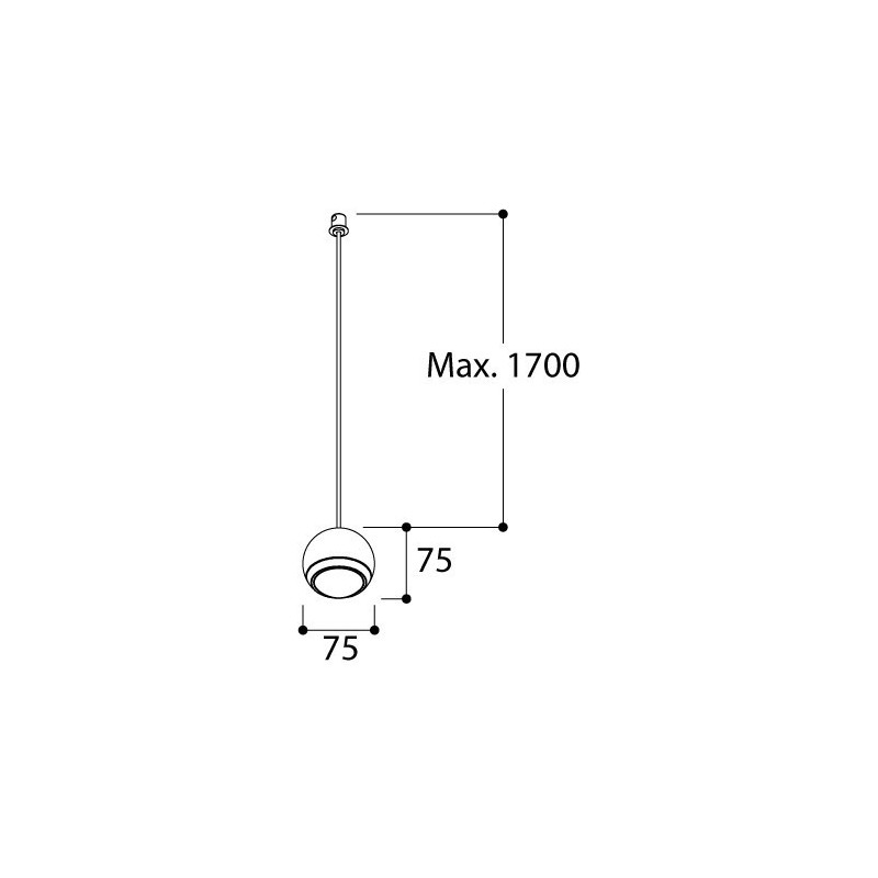 TAL BERRIER JUNIOR SUSPENSION THIN WIRE M10 lampe suspendue