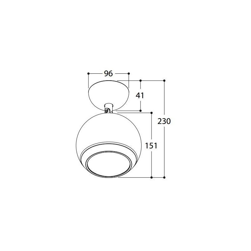 TAL BERRIER NXT Ceiling Mounted plafonnier