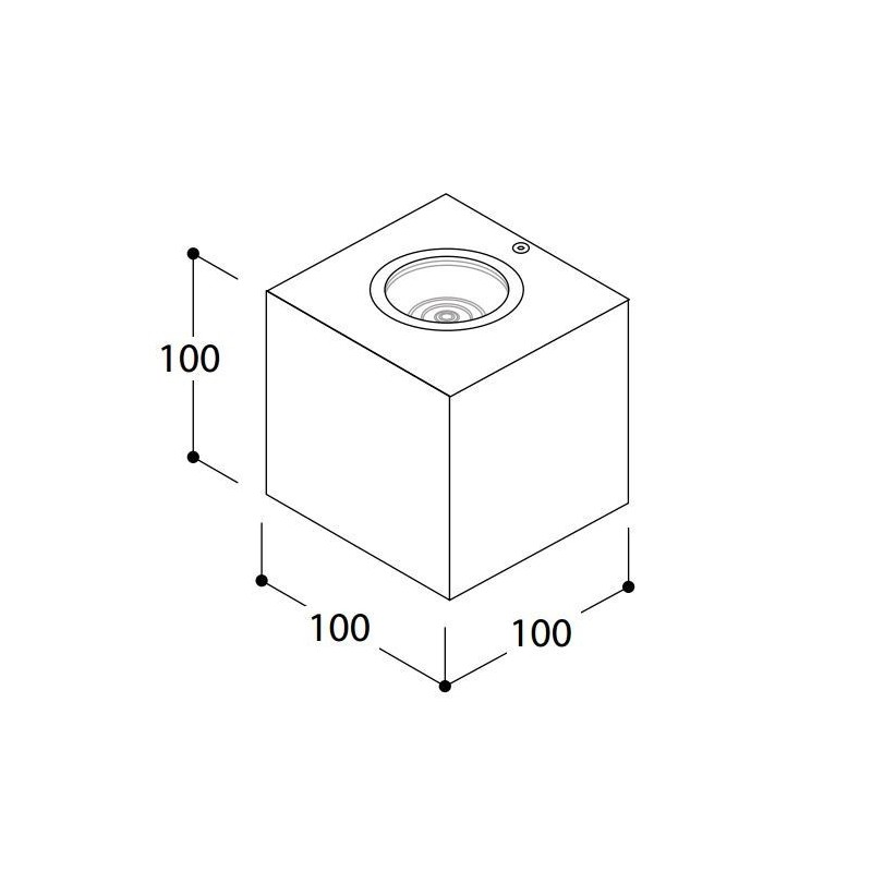 TAL BRIX OUT LED IP65 DOUBLE BEAM 70° lampe murale