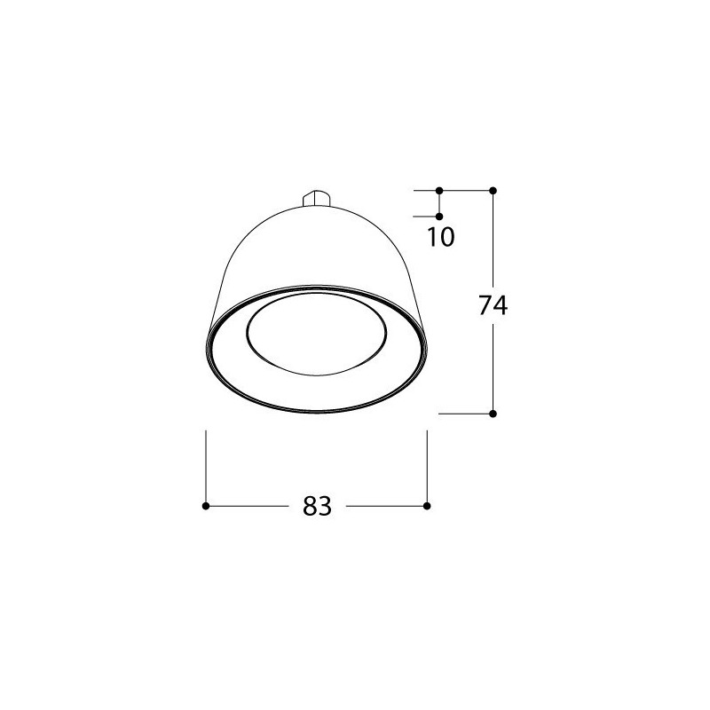 TAL CONE JUNIOR SURFACE MOUNTED M10 plafonnier