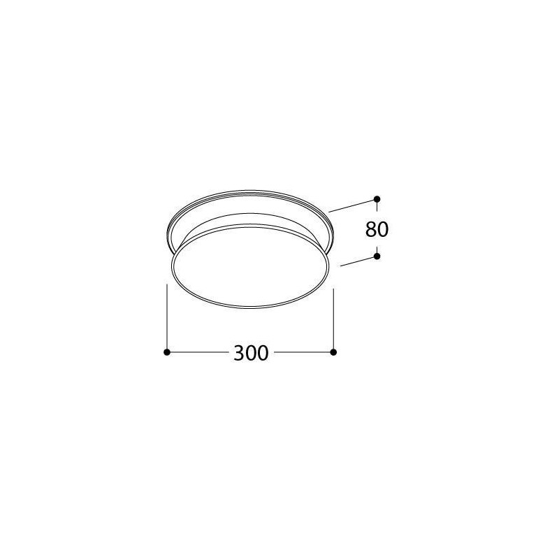 TAL DIABOLO 300 SM MAINS DIMMABLE plafonnier